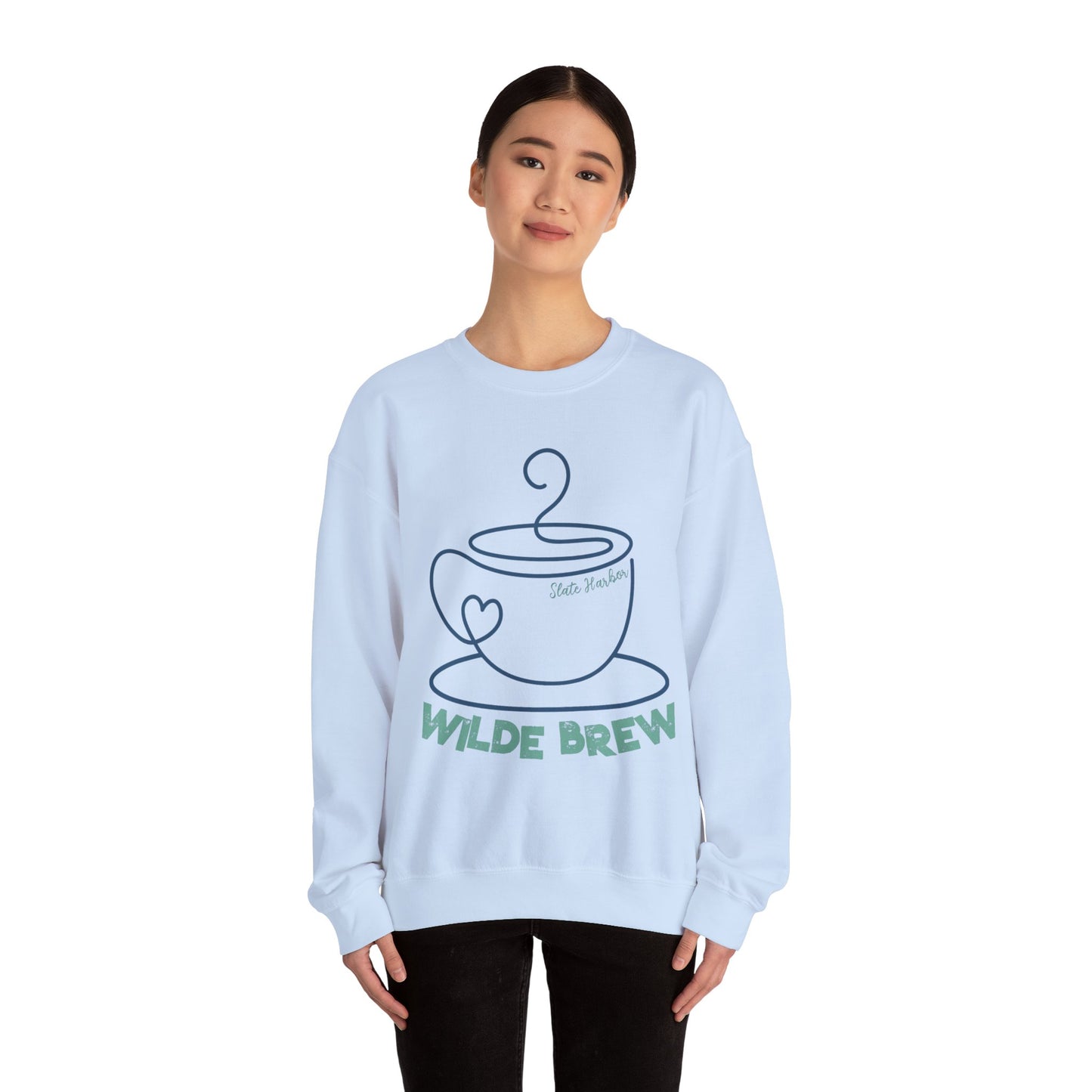 Wilde Brew Coffee Shop Logo Sweatshirt - My Vigilante Valentine Book Merch