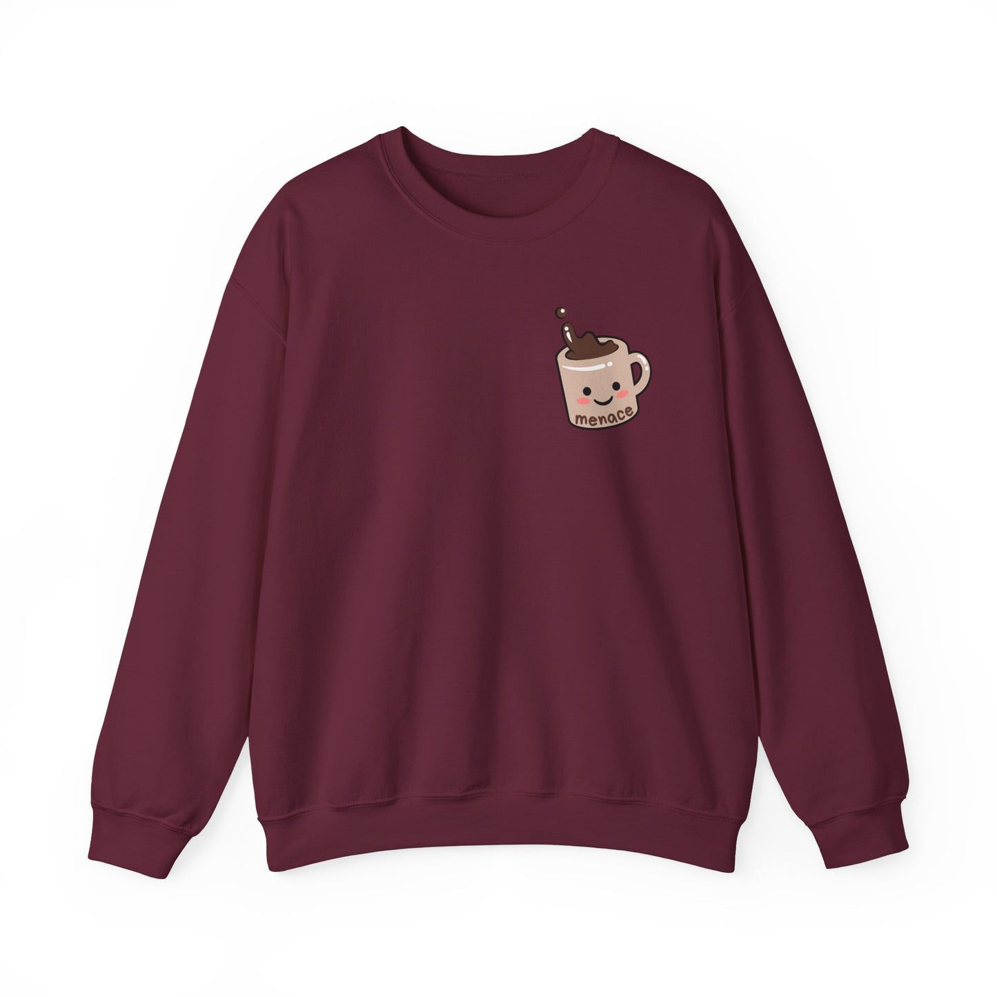 Menace Coffee Cup Sweater - My Vigilante Valentine Book Merch
