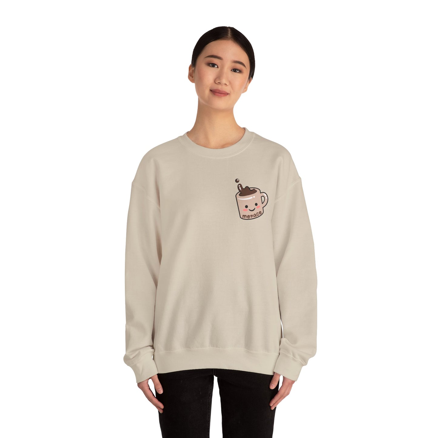 Menace Coffee Cup Sweater - My Vigilante Valentine Book Merch
