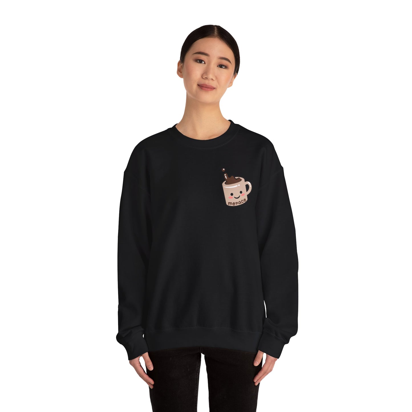 Menace Coffee Cup Sweater - My Vigilante Valentine Book Merch