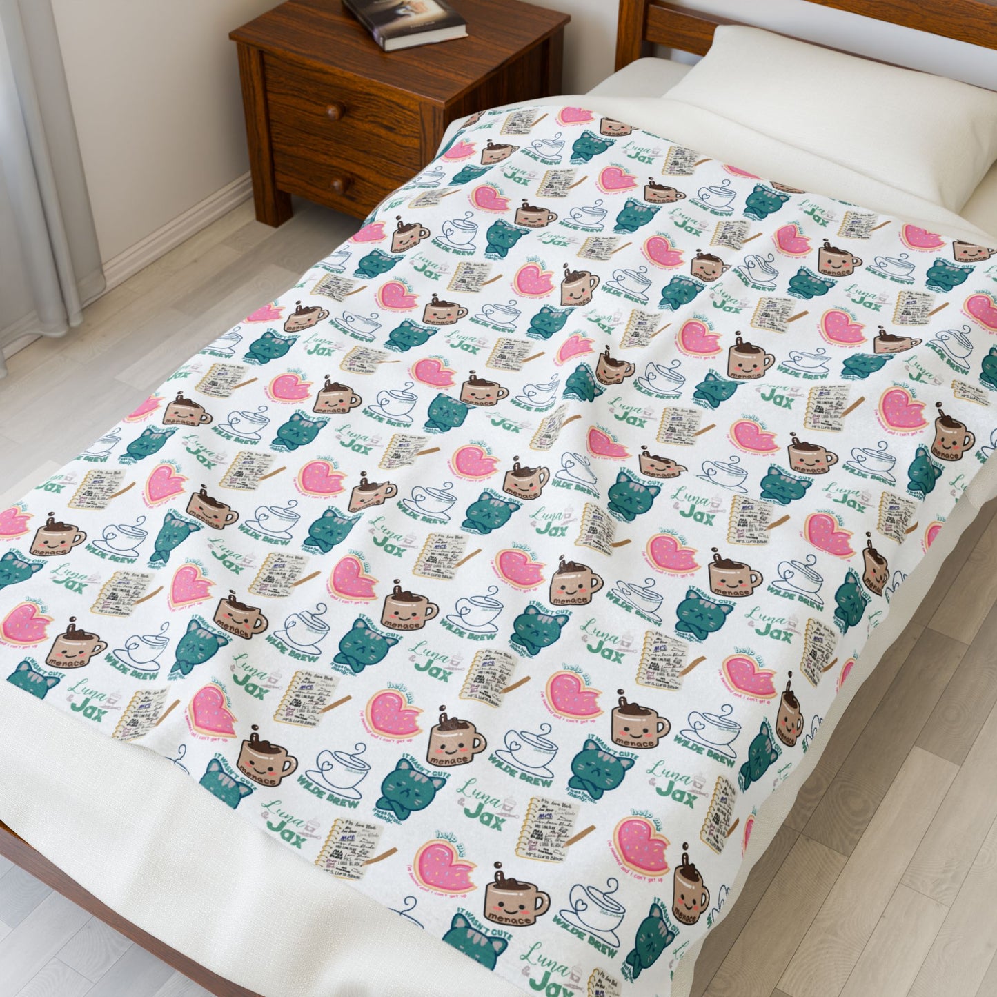 Plush Blanket - My Vigilante Valentine Book Merch
