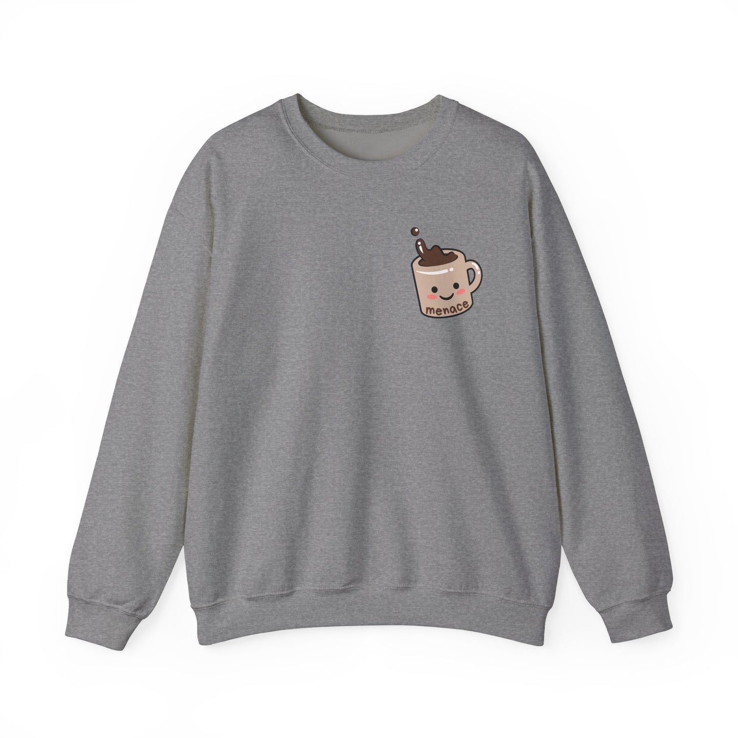 Menace Coffee Cup Sweater - My Vigilante Valentine Book Merch