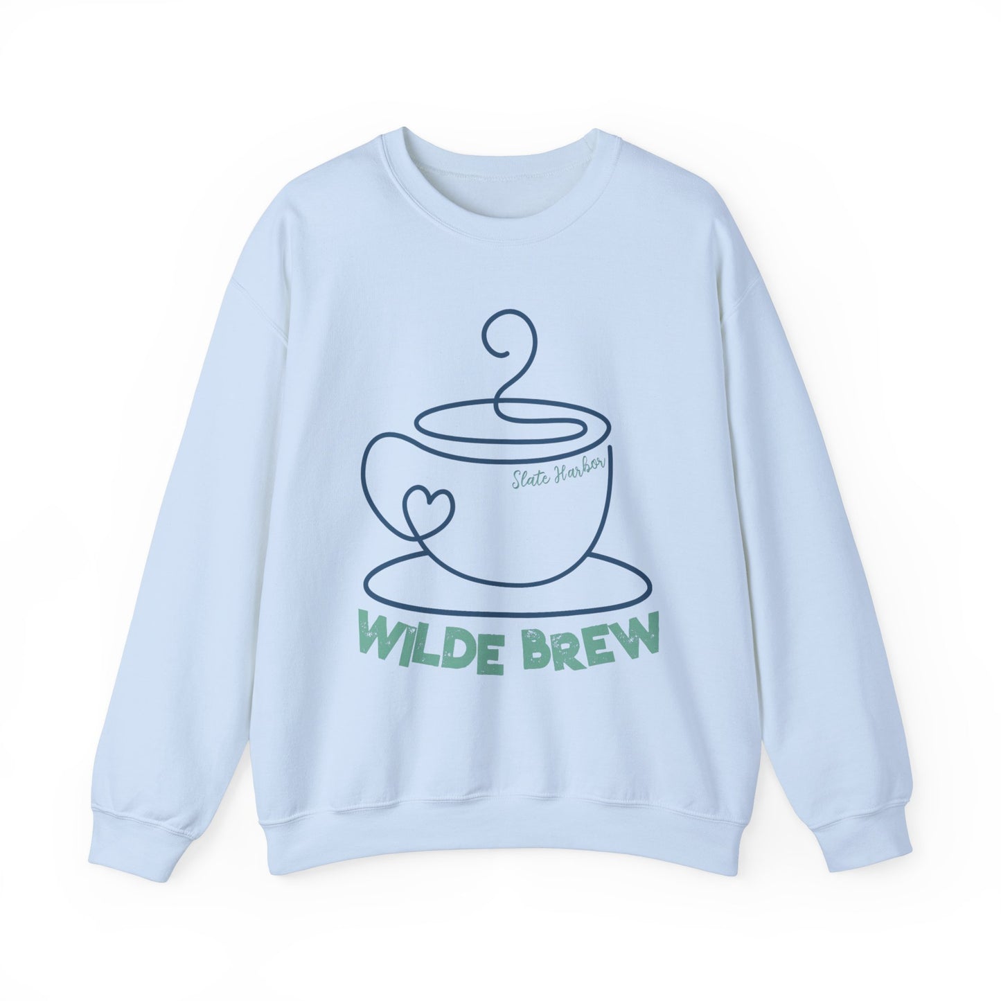 Wilde Brew Coffee Shop Logo Sweatshirt - My Vigilante Valentine Book Merch