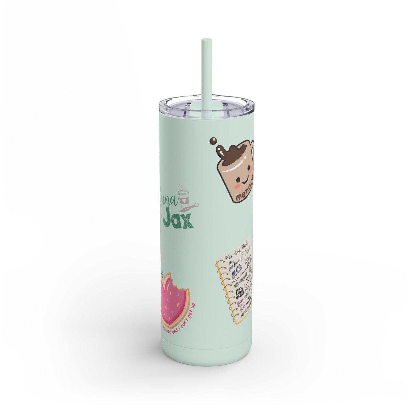 Skinny Matte Tumbler - My Vigilante Valentine Book Merch
