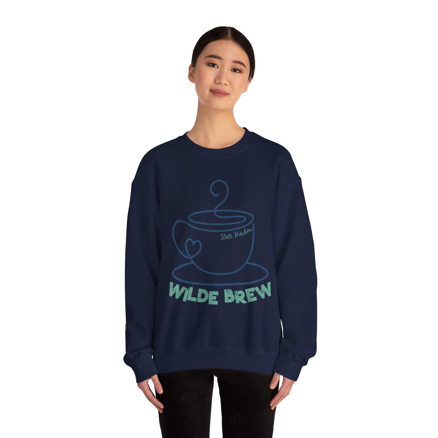 Wilde Brew Coffee Shop Logo Sweatshirt - My Vigilante Valentine Book Merch