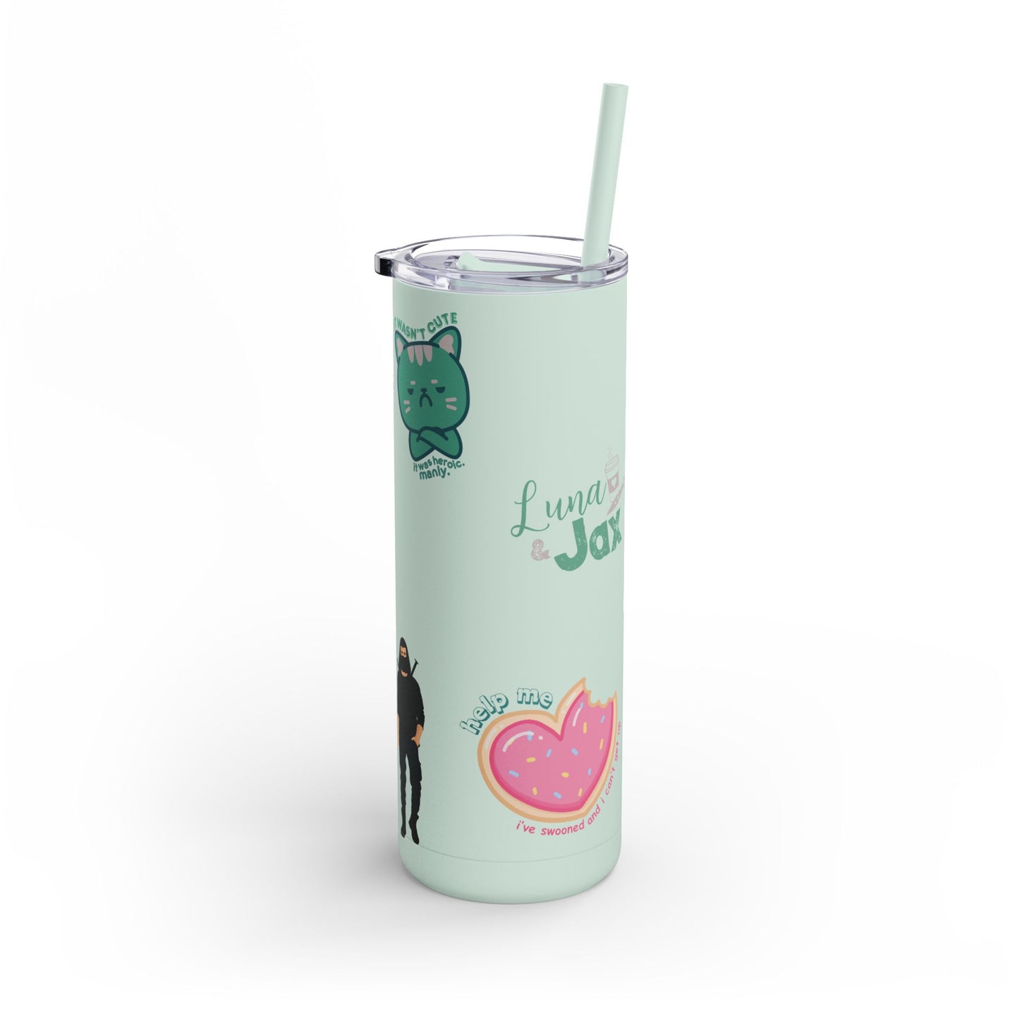 Skinny Matte Tumbler - My Vigilante Valentine Book Merch