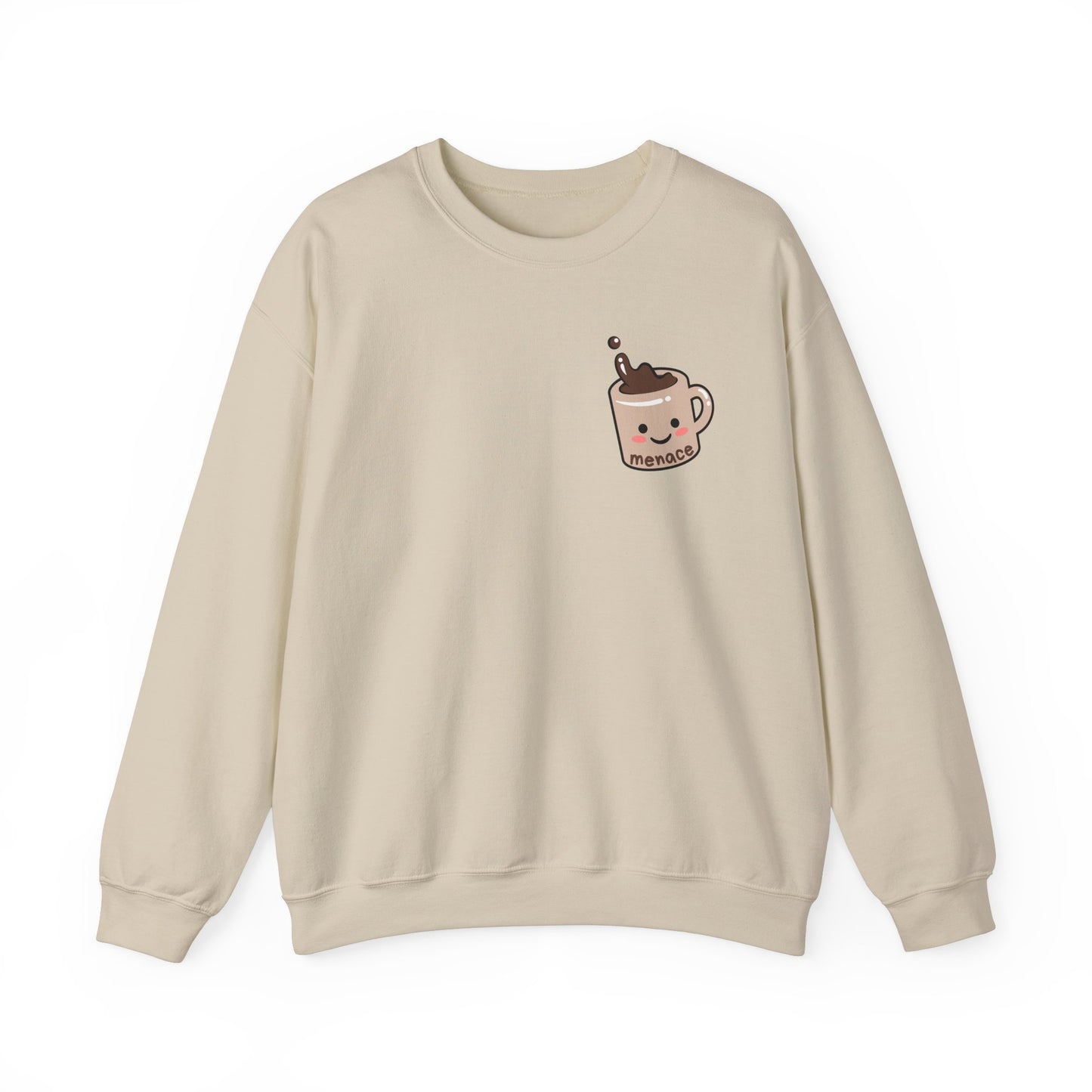 Menace Coffee Cup Sweater - My Vigilante Valentine Book Merch