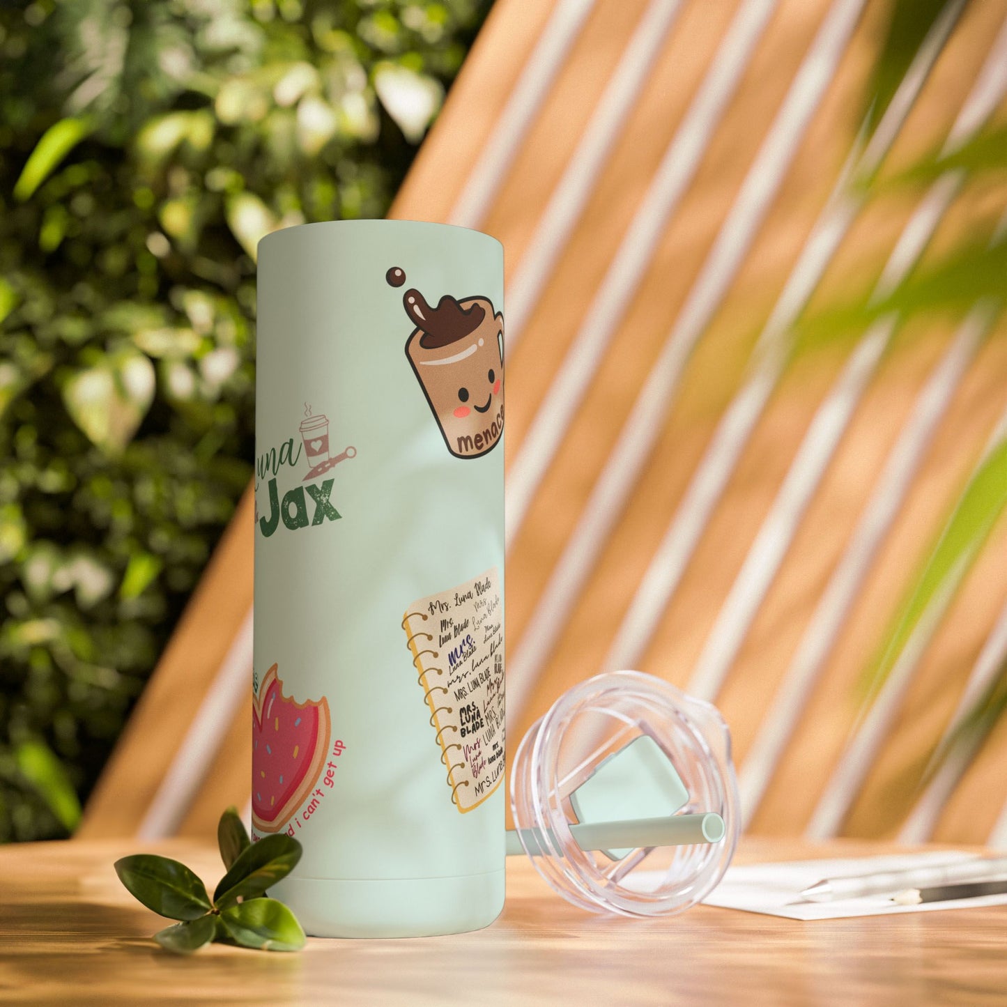 Skinny Matte Tumbler - My Vigilante Valentine Book Merch