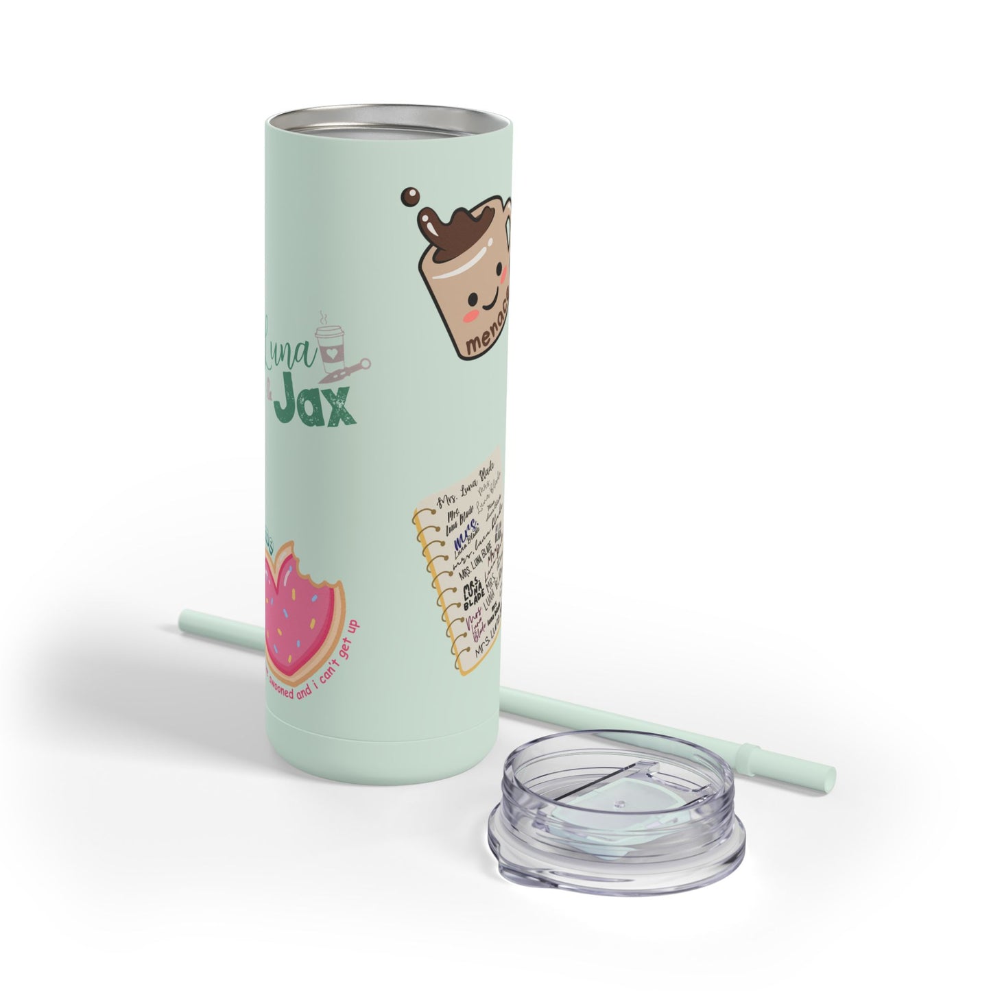 Skinny Matte Tumbler - My Vigilante Valentine Book Merch