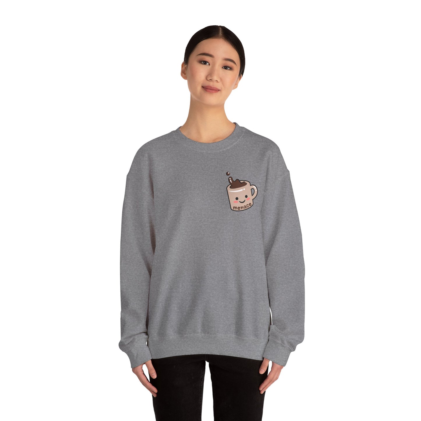 Menace Coffee Cup Sweater - My Vigilante Valentine Book Merch