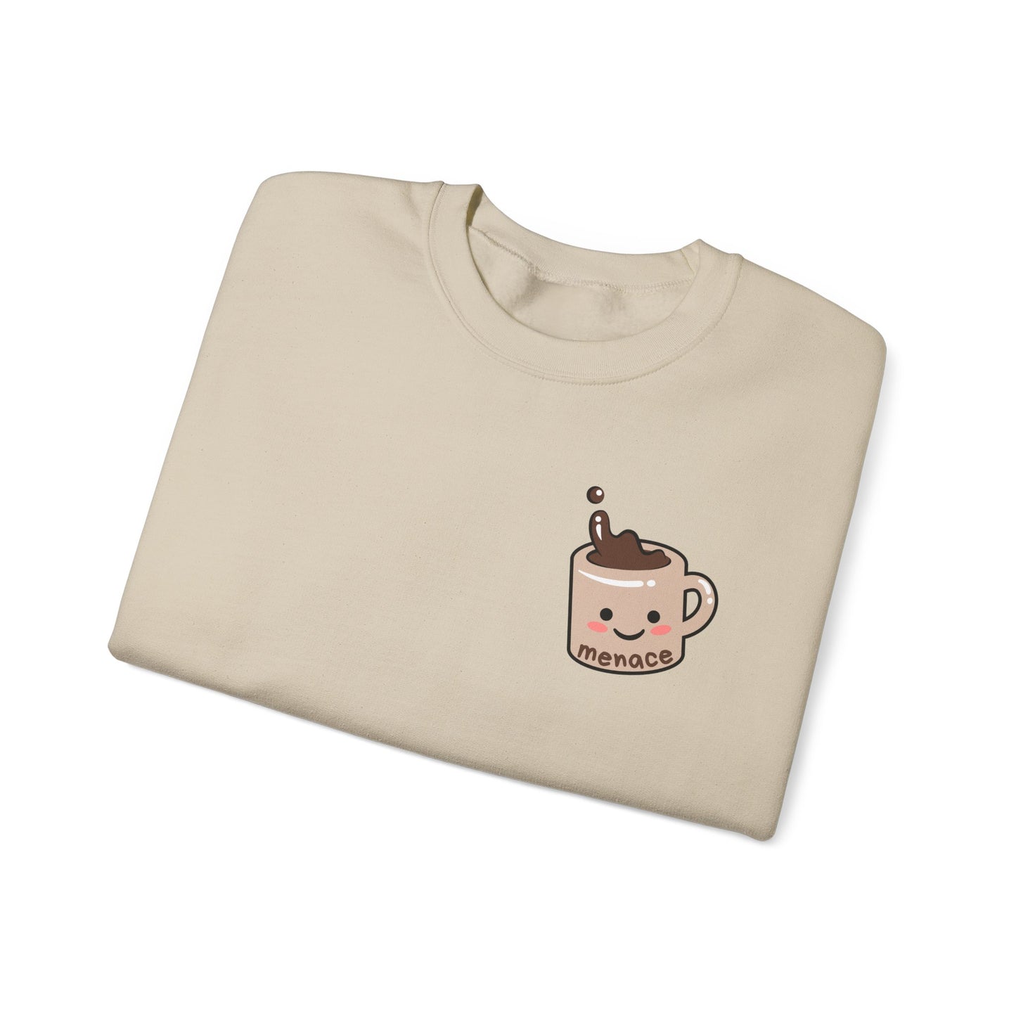 Menace Coffee Cup Sweater - My Vigilante Valentine Book Merch