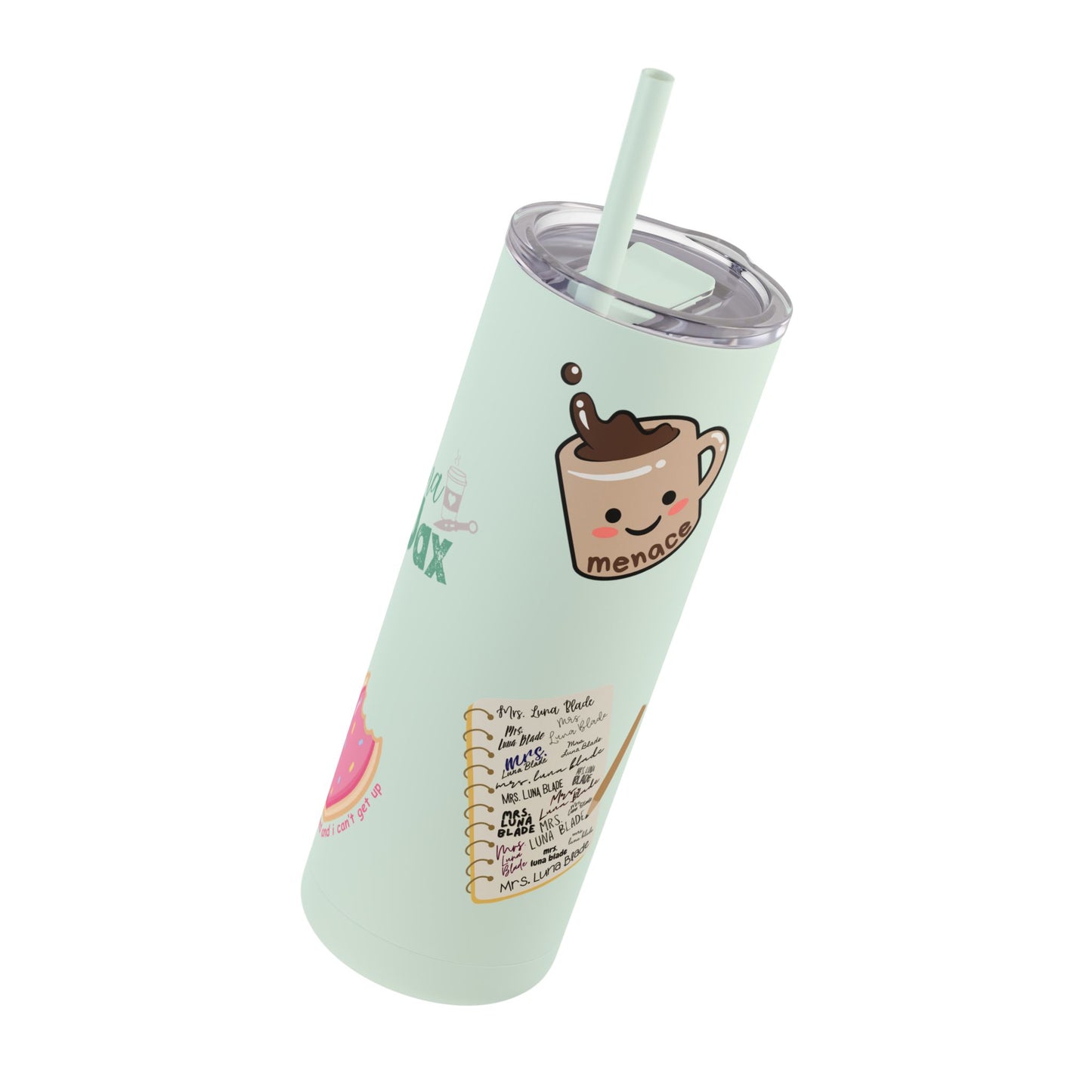 Skinny Matte Tumbler - My Vigilante Valentine Book Merch