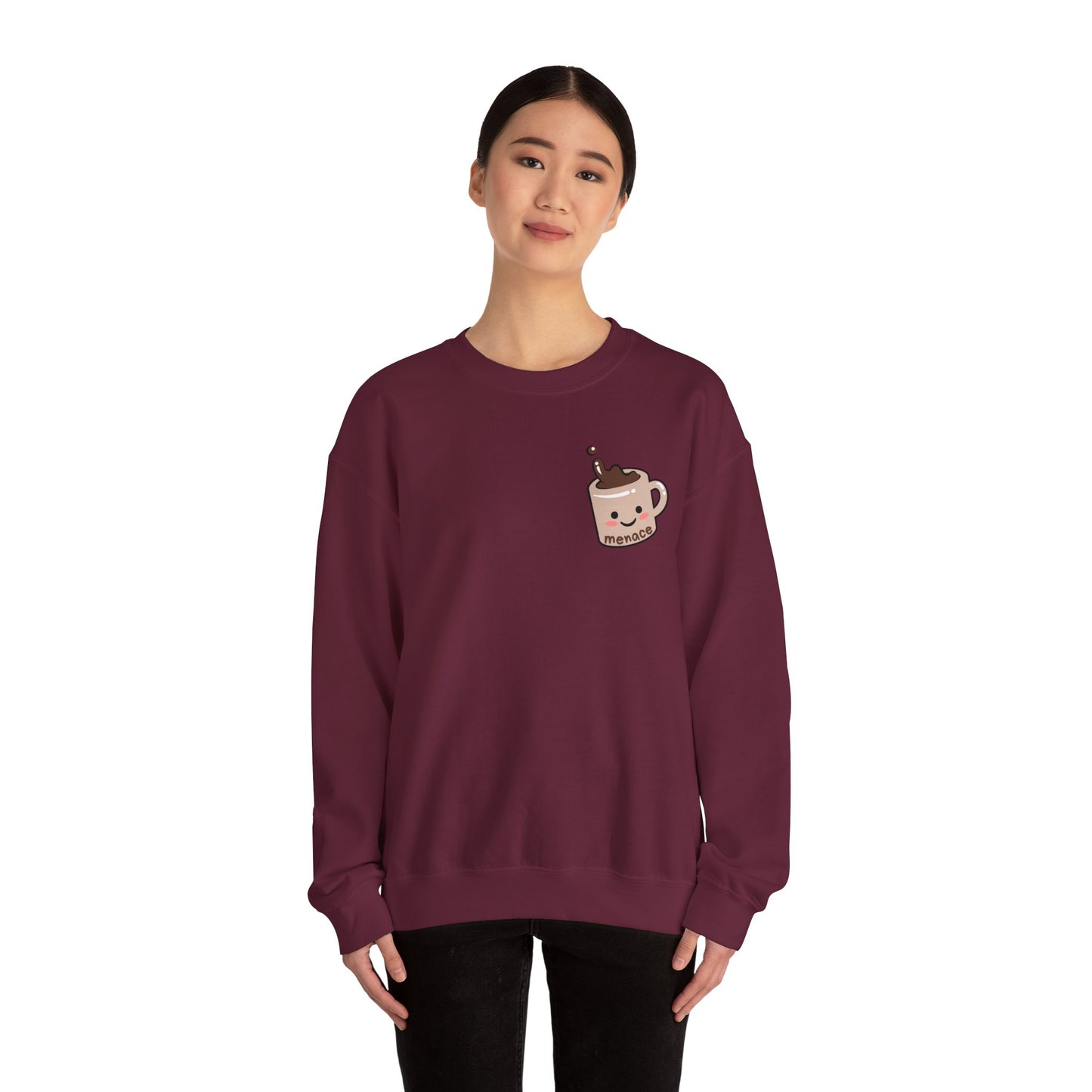 Menace Coffee Cup Sweater - My Vigilante Valentine Book Merch