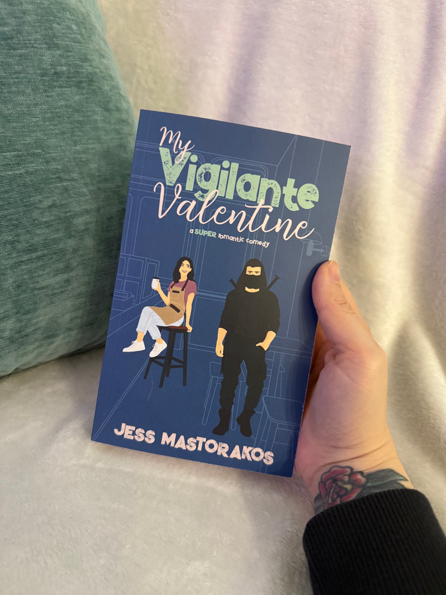 My Vigilante Valentine - Signed Paperback and Sticker Pack