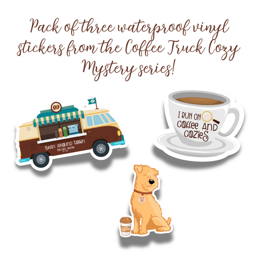 Coffee Truck Cozy Mysteries - Sticker Pack