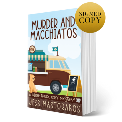 Murder and Macchiatos - Signed Paperback